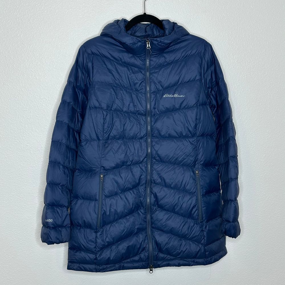 Eddie Bauer Blue Puffer Jacket